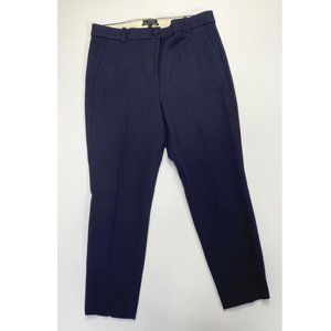 J Crew High-Rise Cameron Pants in Four Season Stretch Navy Blue Size 14 NWT